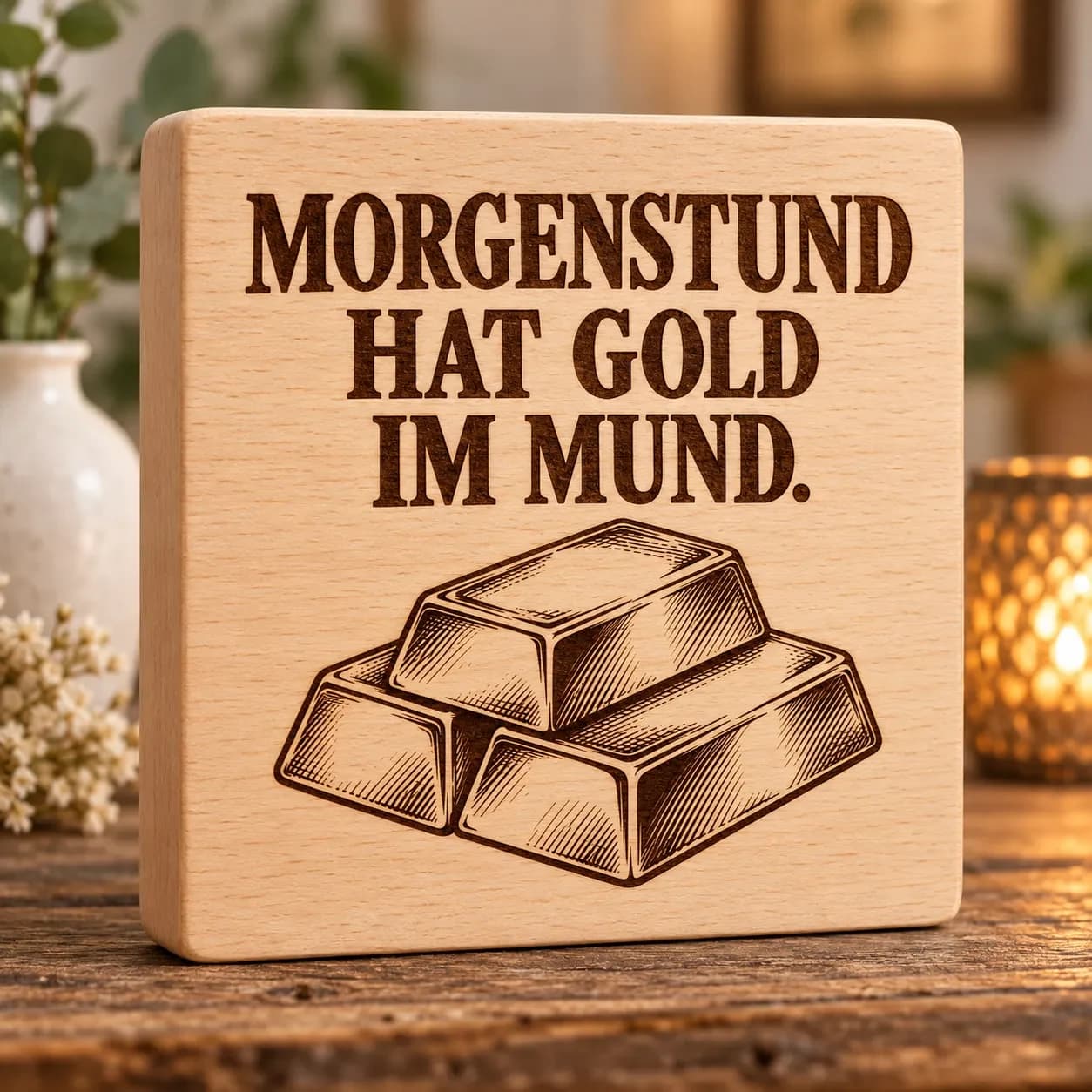 Brandblock Morgenstund hat Gold im Mund