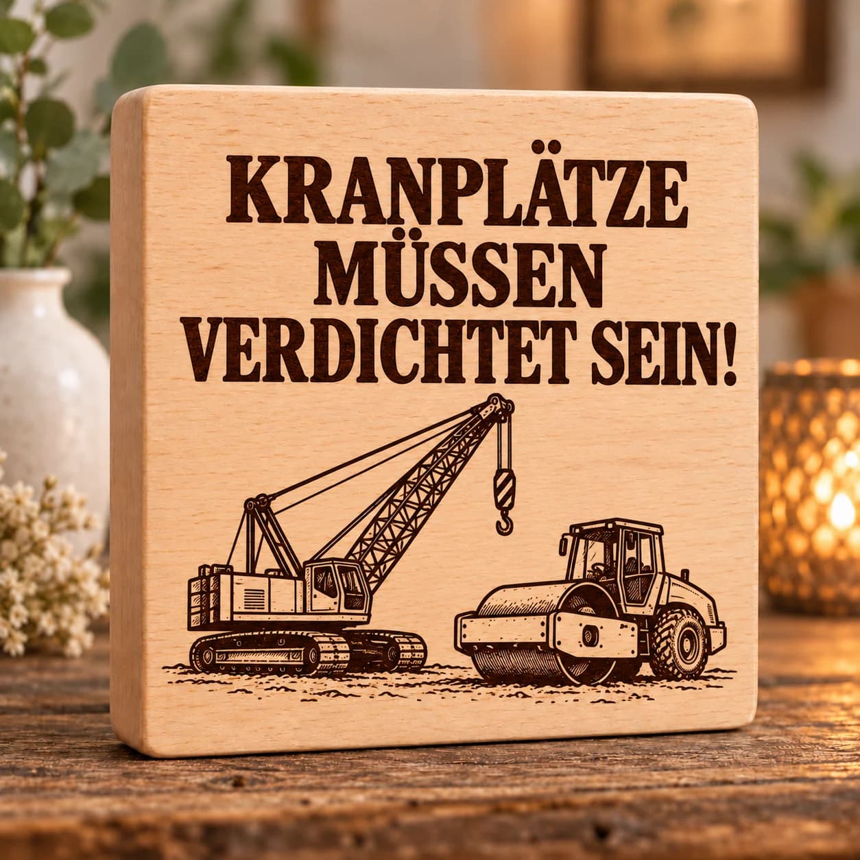 Brandblock Kranplätze müssen verdichtet sein