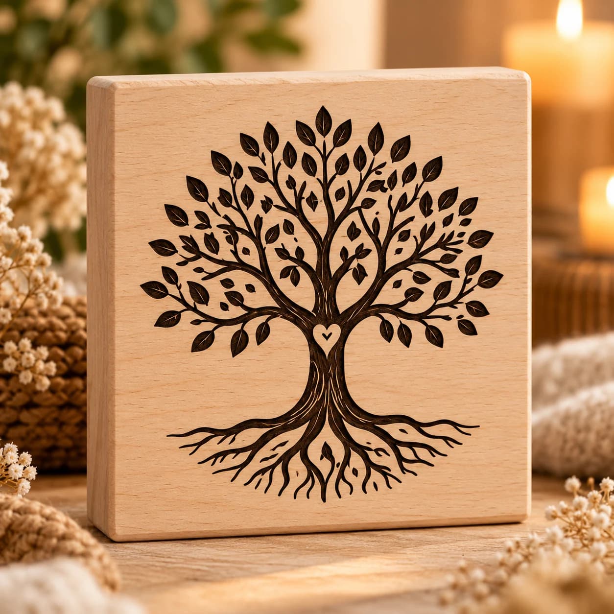 Brandblock Herzbaum