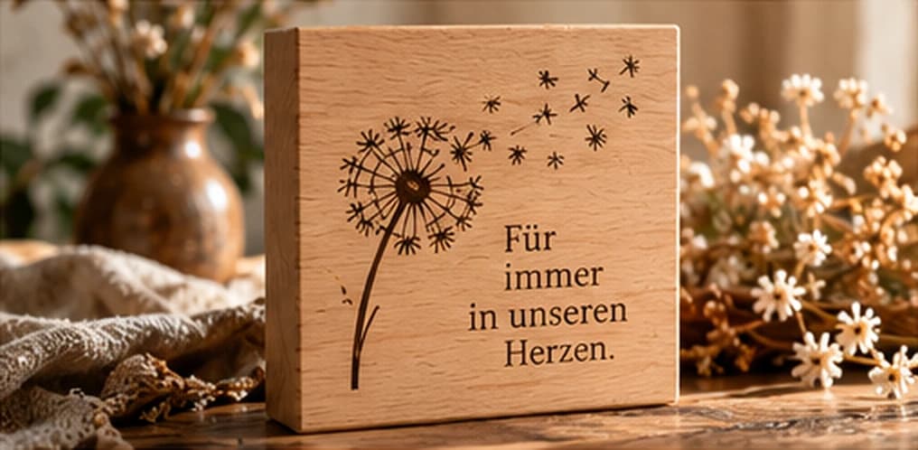 Brandblock als Geschenkidee für die Familie